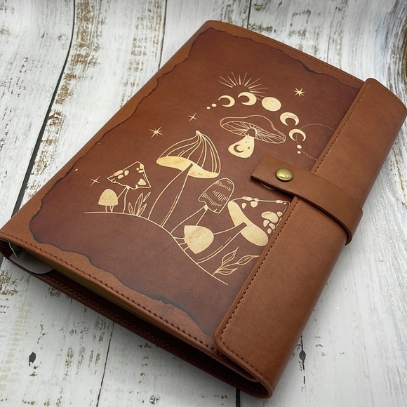 Mushroom PU Leather Journal, Brown, NWOT - Picture 14 of 14